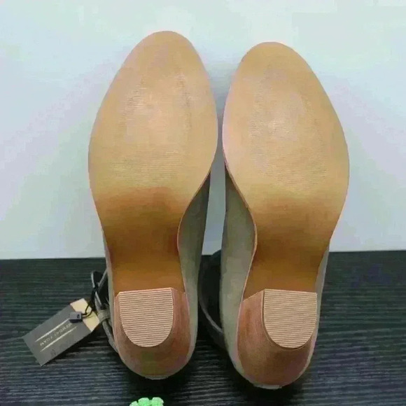 Crevo Eva Women’s Olive/Grey Suede Leather Ankle Boots Size 11 - Picture 11 of 11